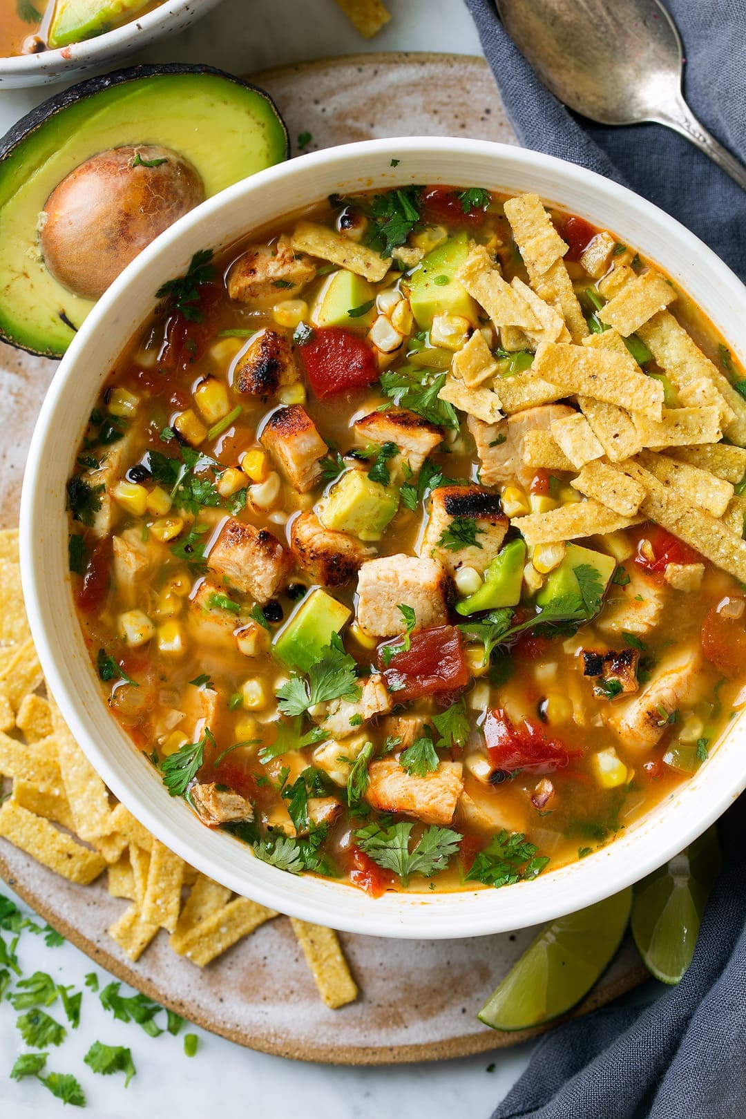 Chicken-Corn Tortilla Soup