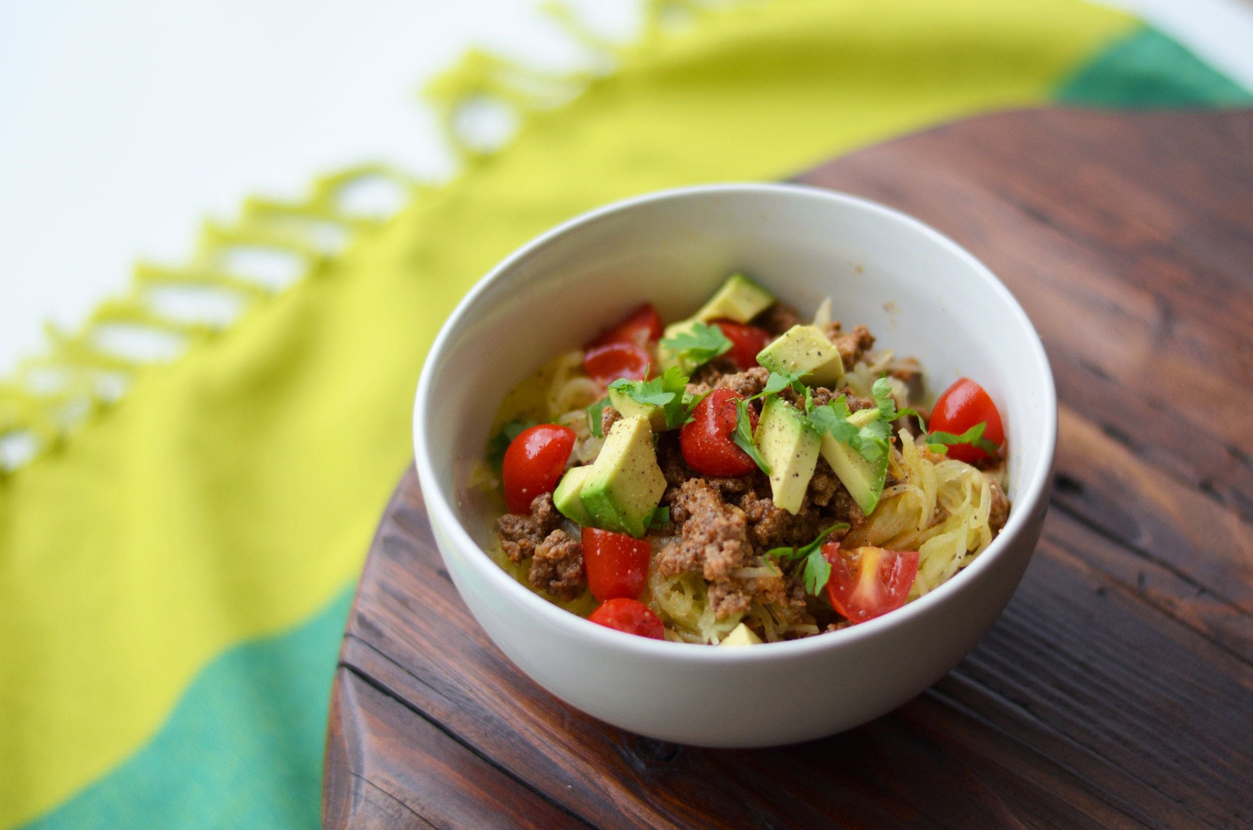 Mexican Spaghetti Squash Meal-Prep Bowls