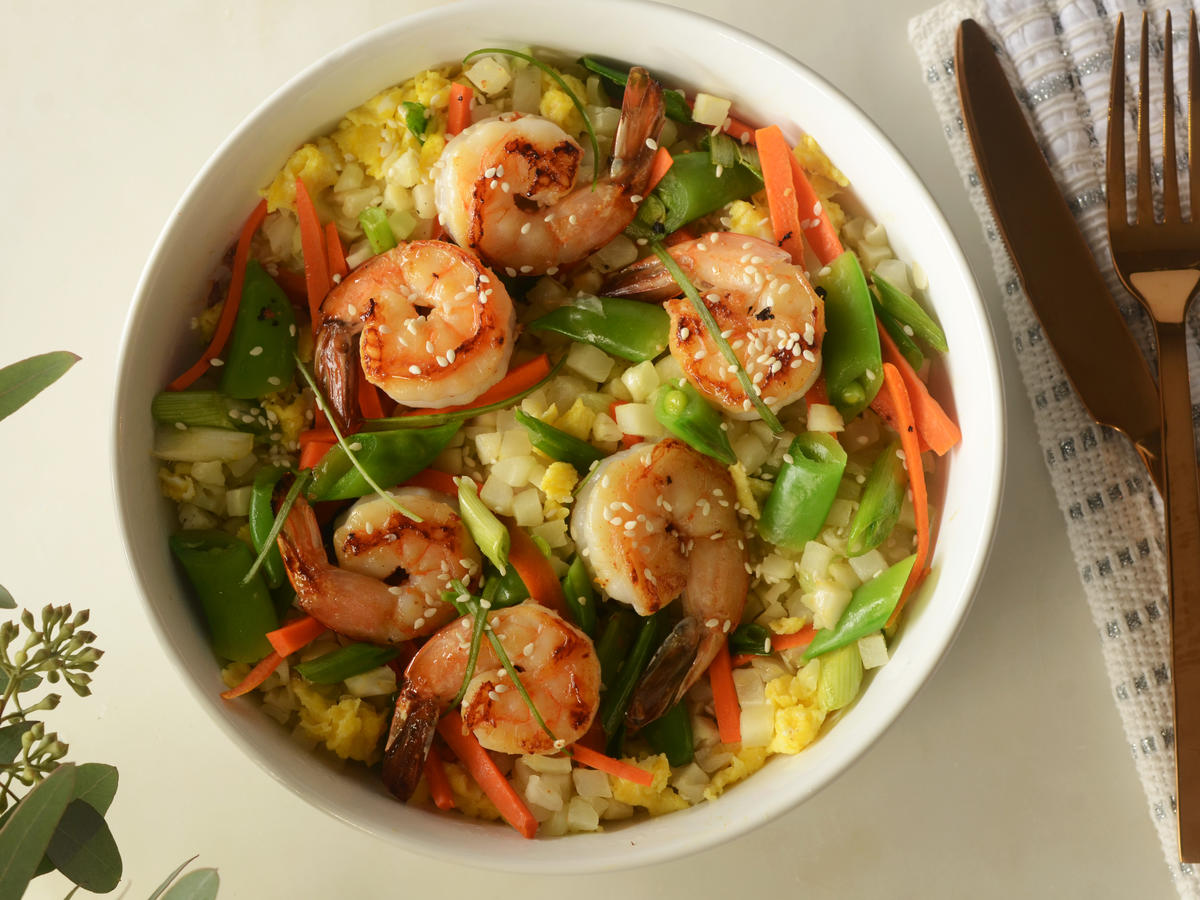 Shrimp Cauliflower Fried Rice