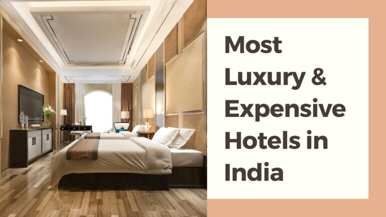 11 Luxury & Most Expensive Hotels in India For Extra Rich People | The Wanderer India