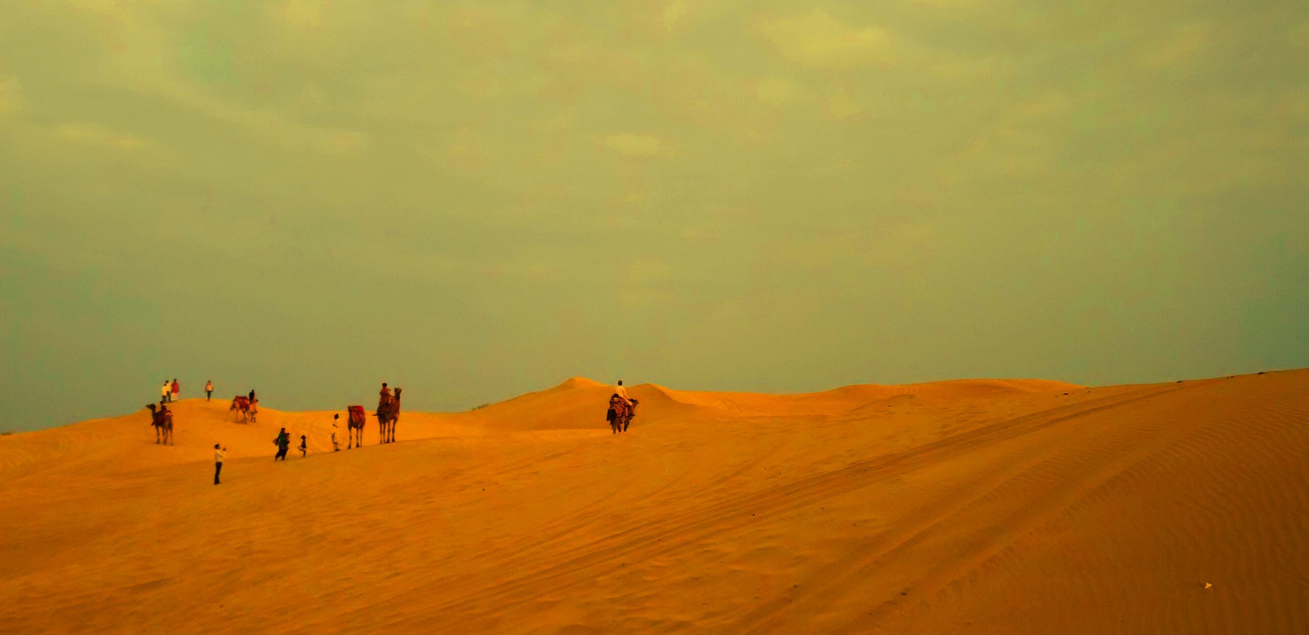 Sand dune climbing
