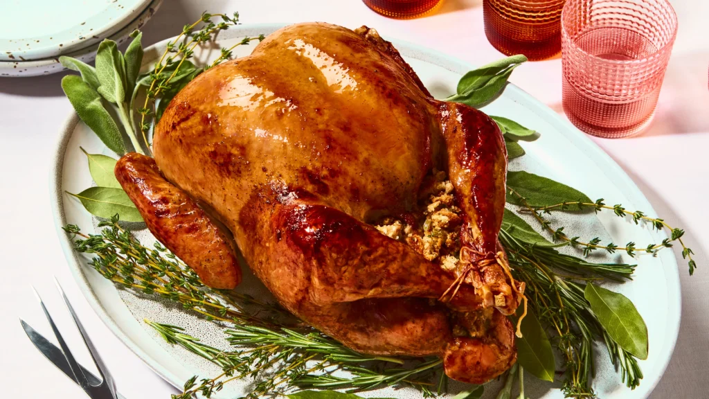 Classic Roast Turkey with Herbed Stuffing