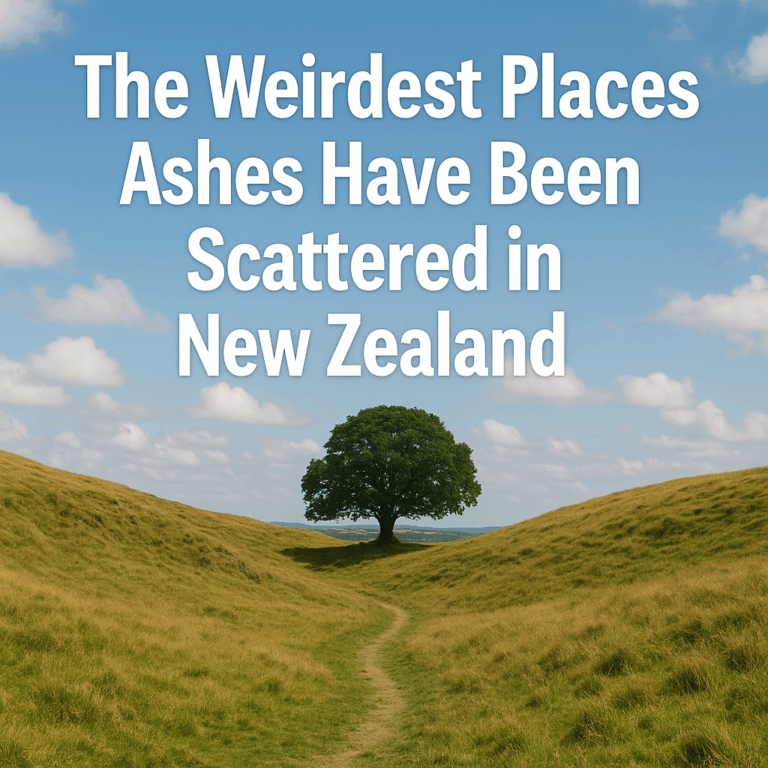 The Weirdest Places Ashes Have Been Scattered in New Zeeland