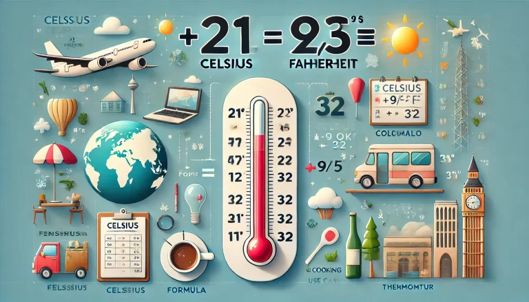 Temperature Conversion: 21°C to Fahrenheit