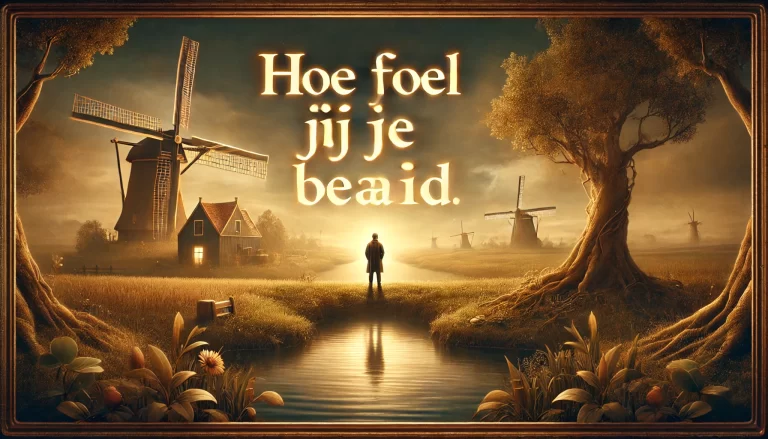 How Do You Feel? Understanding “Hoe Voel Jij Je Beaaid”