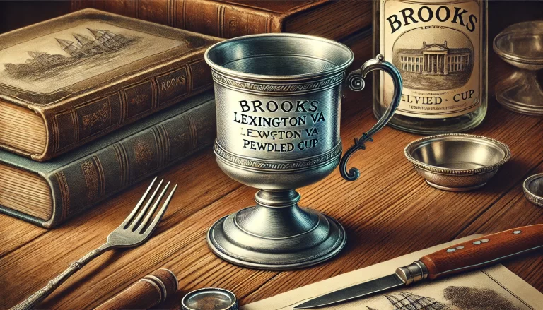 The Brooks Lexington VA Pewter Handled Cup: A Vintage Treasure with Timeless Charm