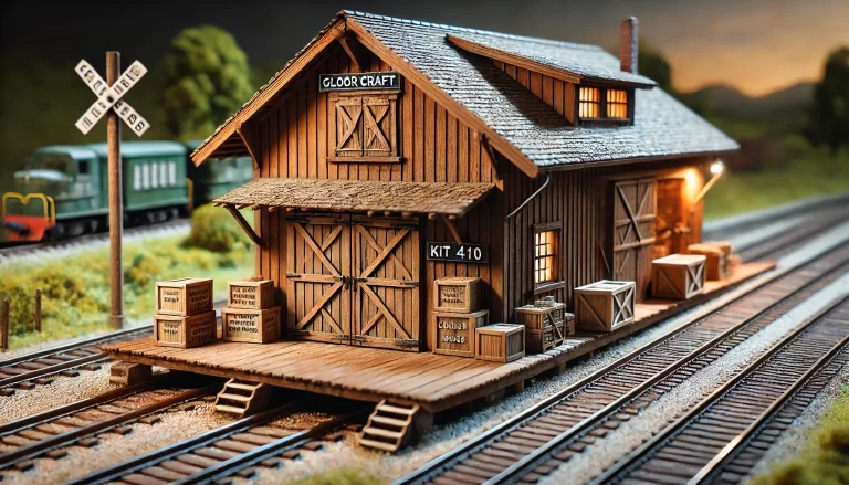 Building a Masterpiece: The Gloor Craft Models Kit 410 Freight House HO Scale