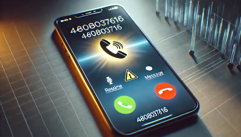 Understanding the 4808037616 Phone Number: What You Need to Know