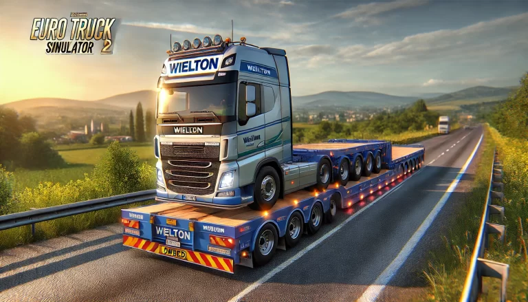 Mastering the ETS2 Experience: Exploring the Wielton Lowbed Trailer 1.40