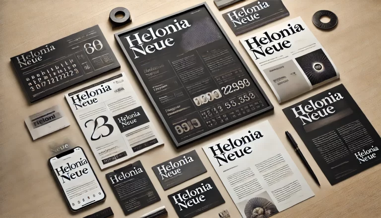 Helonia Neue: The Typeface Revolutionizing Modern Design