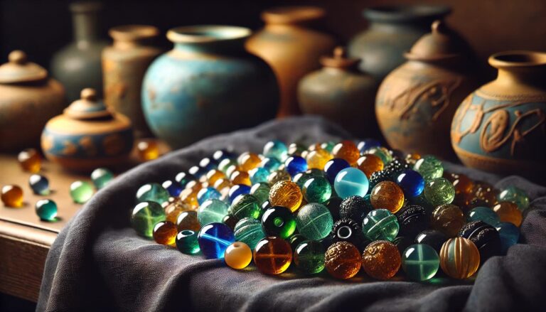 Butter Pat Ancient Glass Beads: A Timeless Treasure from the Past