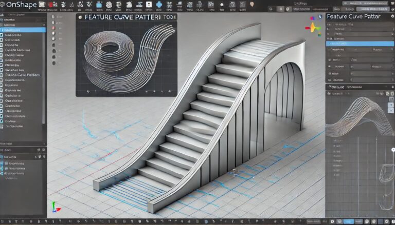 Creating a Ladder with the Onshape Feature Curve Pattern Tool: A Step-by-Step Guide