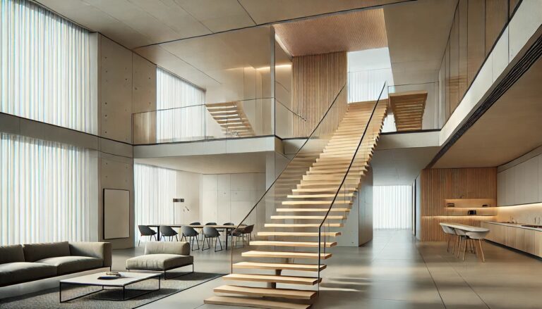 Architectural Stair Placements in Open Designs: A Key to Modern Interiors