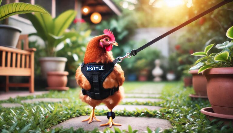 Exploring the H-Style Cat Harness on Chickens: A Fun and Unique Pet Accessory