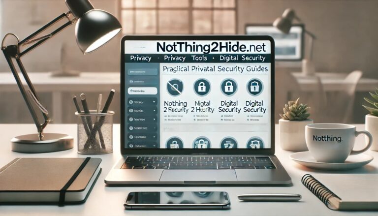 Exploring Notthing2Hide.net: A Platform for Transparency and Personal Privacy
