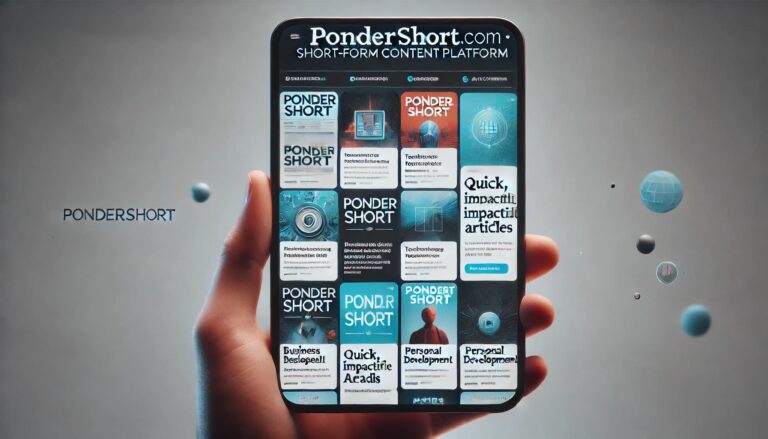 PonderShort.com: Revolutionizing Short Content for Modern Readers