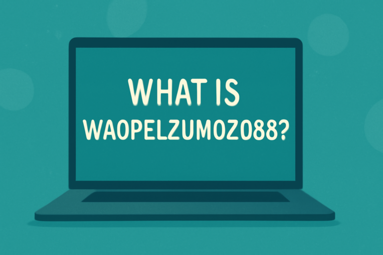 What Is WAOPELZUMOZ088? Your Complete Guide to Understanding This Code