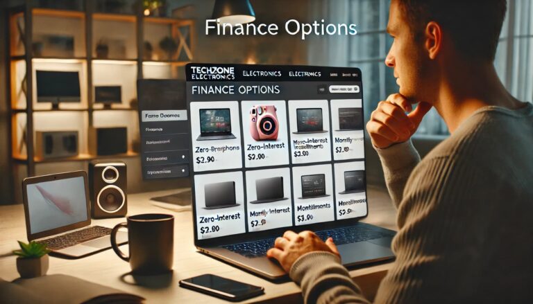Exploring Finance Solutions at TechZone Electronics: A Smart Way to Manage Your Purchases