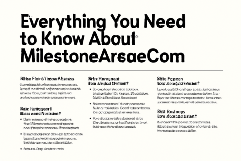 Everything You Need to Know About MilestoneAreaCom