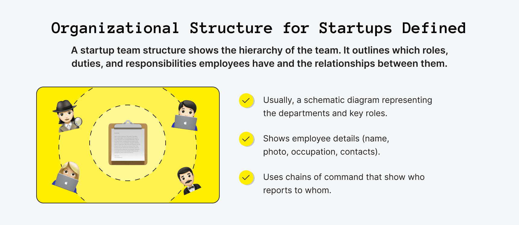 64cb95a32e2729af27d4fab9 Organizational Structure for Startups Defined