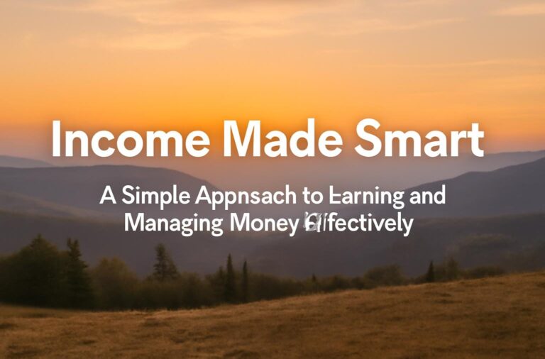 Income Made Smart: A Simple Approach to Earning and Managing Money Effectively