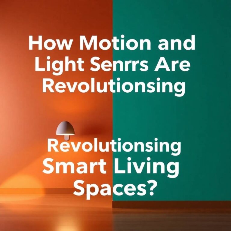 How Motion and Light Sensors Are Revolutionising Smart Living Spaces?