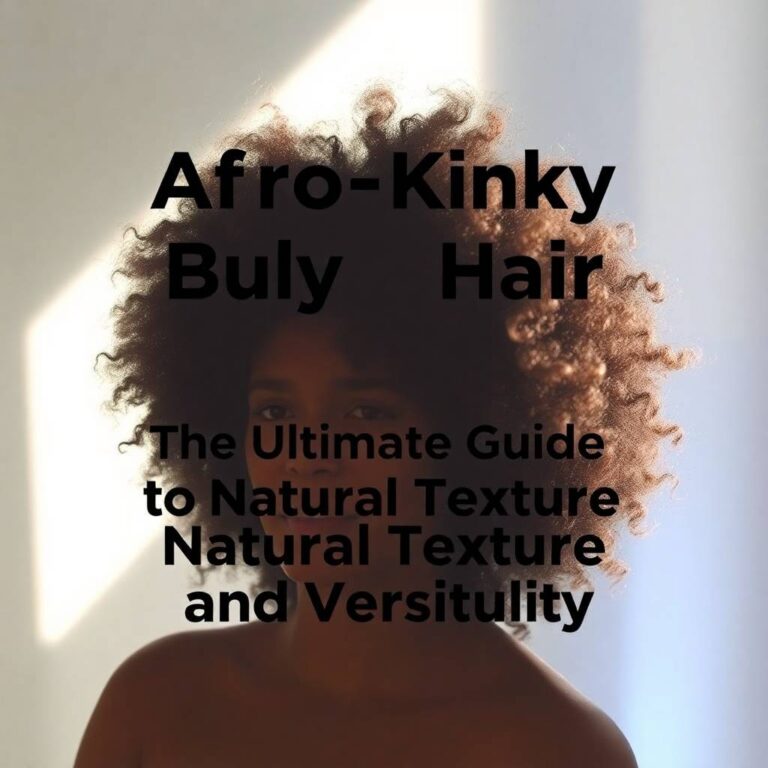 Afro Kinky Bulk Human Hair: The Ultimate Guide to Natural Texture and Versatility