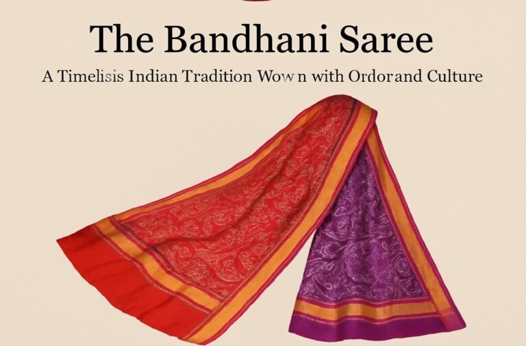 The Bandhani Saree: A Timeless Indian Tradition Woven with Color and Culture