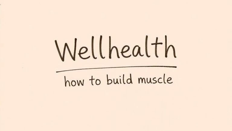 How to Build Muscle: A WellHealth Guide to Effective Strategies