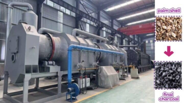 Palm Kernel Shell Charcoal Machine and Large-Scale Continuous Furnaces: Modern Solutions for Efficient Charcoal Production