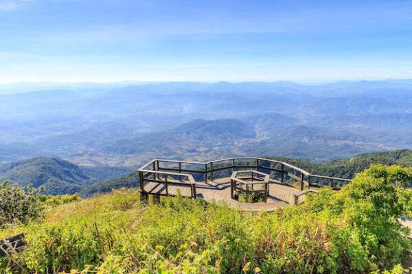 scenery observation platform kew mae pan nature trail doi inthanon national park chiang mai thailand 554837 167